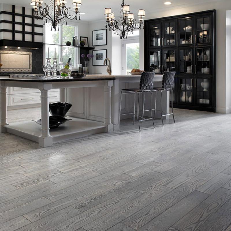 "Dusty gray"- Massiv Palıd parketi